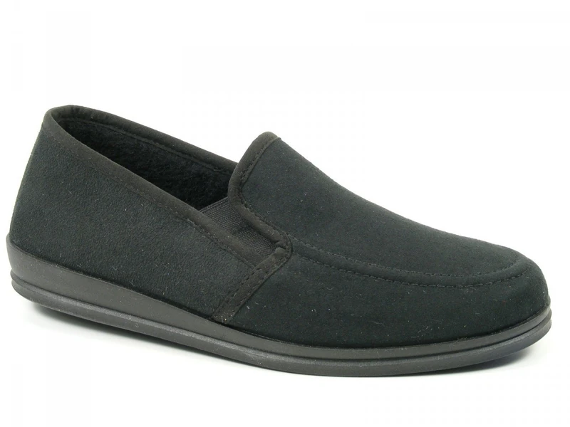 Rohde Lillestrom, Men's Classic Slippers, Black, 10.5 UK (45 EU)