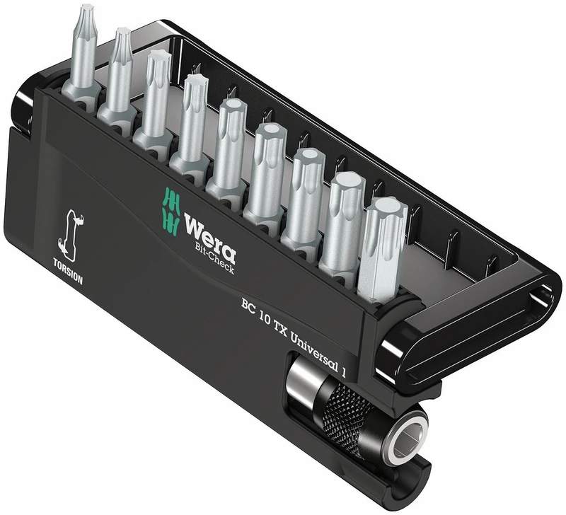 Wera Bit Check Set TX - 10 Piece Universal Holder