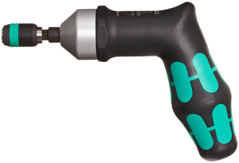 Wera 05074721001 "Kraftform 7467" Torque Screwdriver with Pistol Grip - Silver