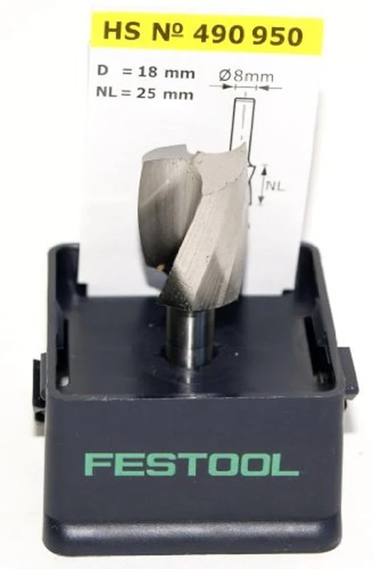 Festool Fresa helicoidal HW para ranurar HS SPI S8 D18/25