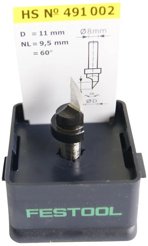 Festool Fresa de rotulación HS S8 D11/60°