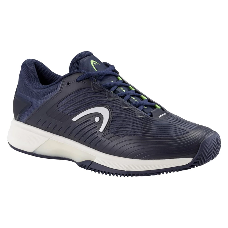 HEAD Men's Revolt Pro 4.5 Clay Men's Tennis Shoes, Navy/Lime, EU 38.5