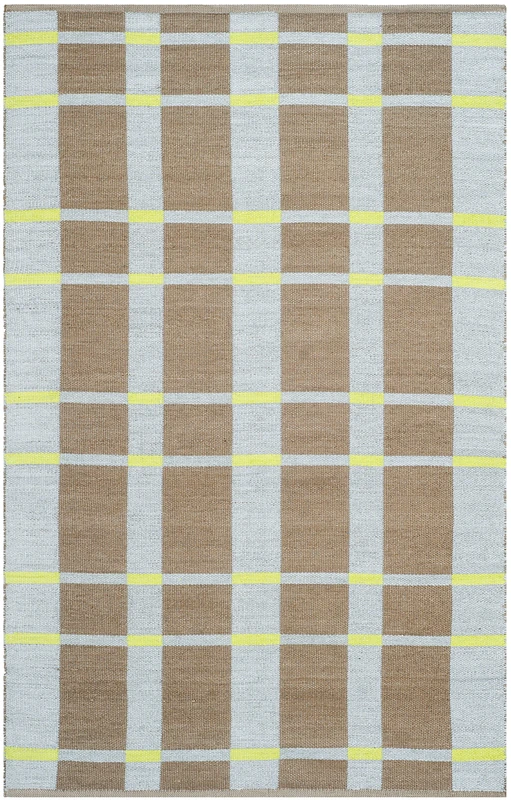 SAFAVIEH Eco-Friendly Rug for Living Room, Dining Room, Bedroom - Recycled Plastic Collection, Short Pile, in Lawn Green, 122 X 183 cm