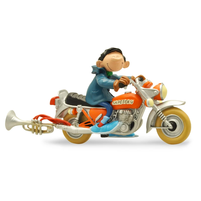 Plastoy - 00305 - Figurine - Gaston - Motorbike - Image 1