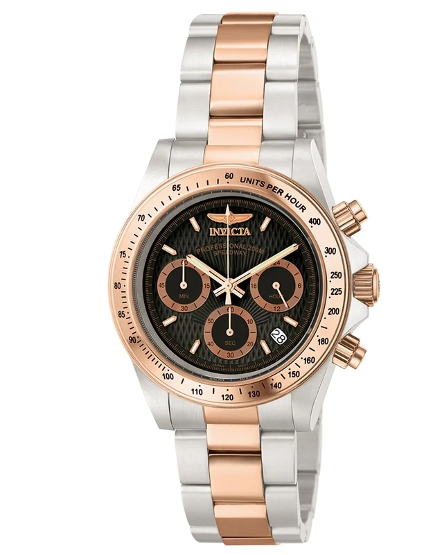 Invicta Speedway 6932 Men's Watch - Waterproof - Analogue - Quartz Movement - stainless steel with grey dial - 39mm