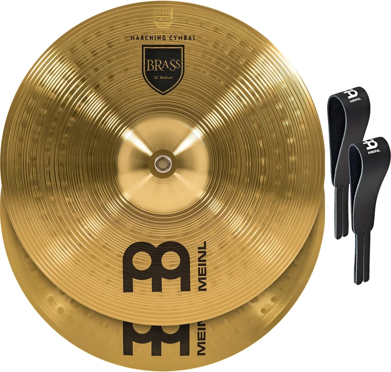 MEINL Cymbals Marching Medium - 16" Brass (MA-BR-16M)