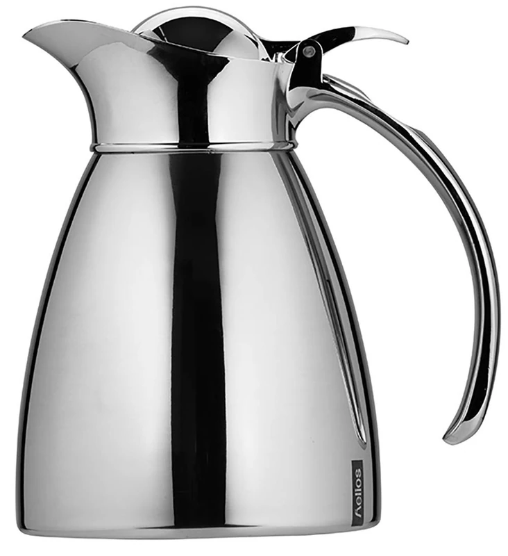 Helios Brilliant Stainless Steel Vacuum Jug 0.6 Litre