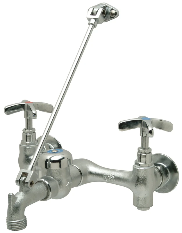 Zurn JP1996-SF Chrome Double Handle Service Sink Faucet, Mop Service Sink Faucet