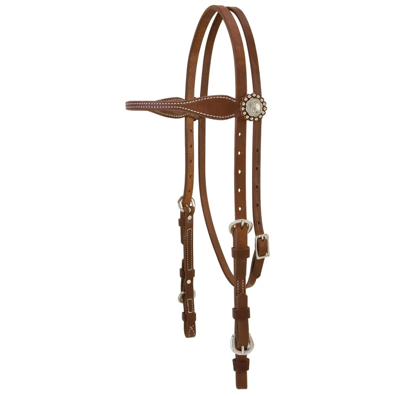 Weaver Leather unisex adult western-equestrian-style Stacy Protack b band, Brown, One Size US
