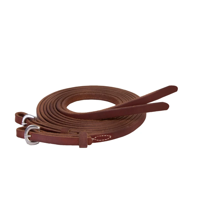 Weaver Leather Stacy Westfall ProTack Oiled Split Rein, 5/8-Inch x 8-Feet, Brown