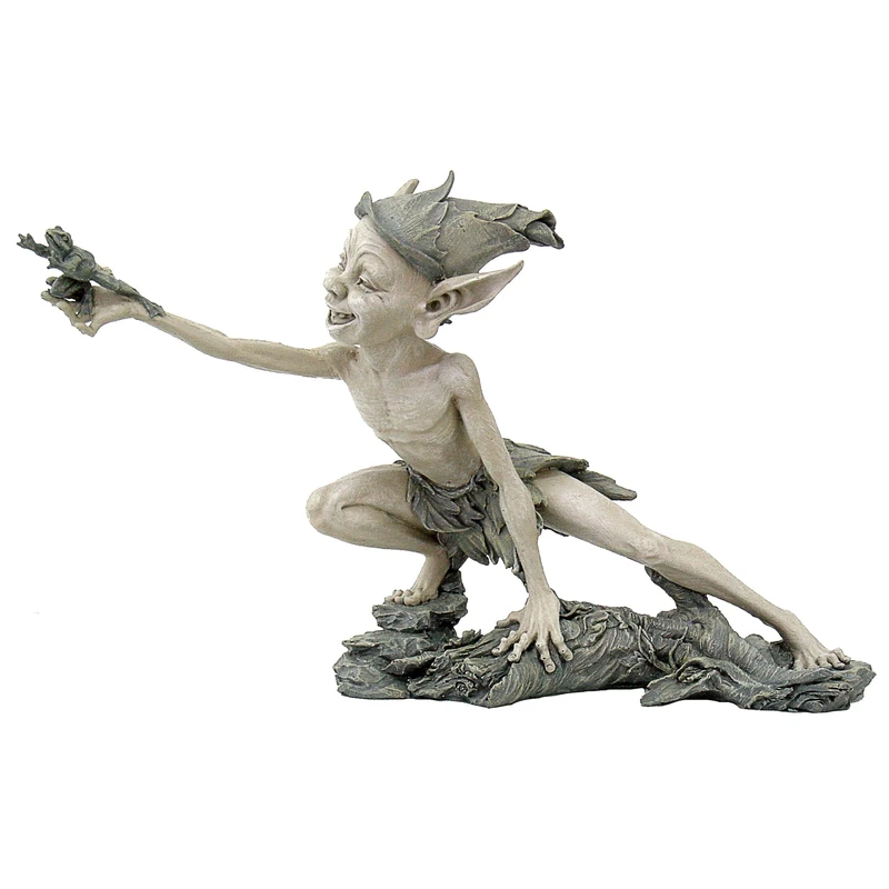 Design Toscano CL52463 Stretch Garden Pixie Sculpture