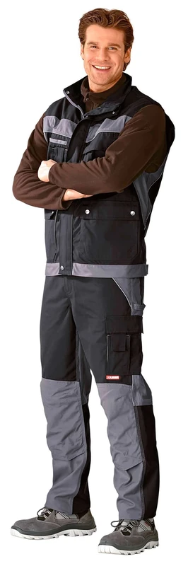 Planam 2580052 Size Large "Plaline" Winter Vest - Black/Zinc