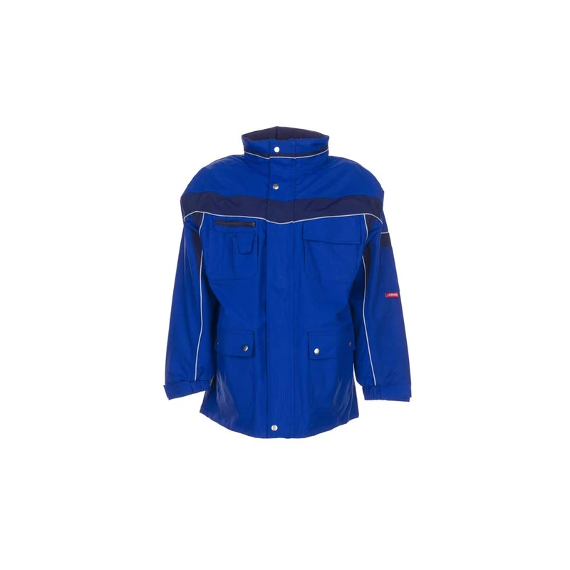 Planam 2571064 Size 3X-Large "Plaline" All-Weather Jacket - Royal Blue/Navy