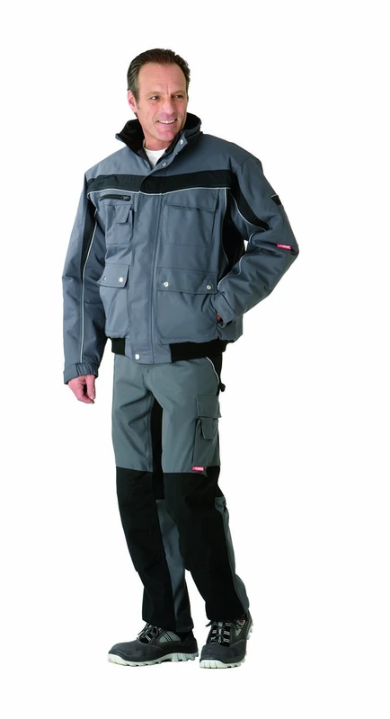 Planam 2596052 Size Large "Plaline" Winter Blouson - Slate/Black