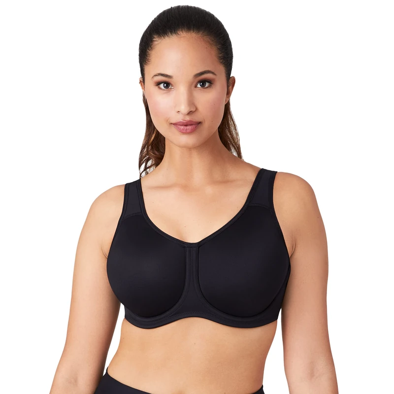 Wacoal Women's Underwire Sports Bra, Black, 40F