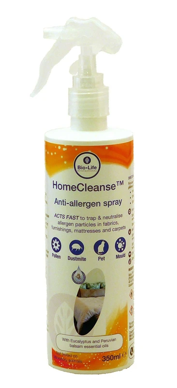 Bio-Life International HomeCleanse Anti-allergen spray for dust mite, pet, pollen and mould allergens, 350ml - Image 1