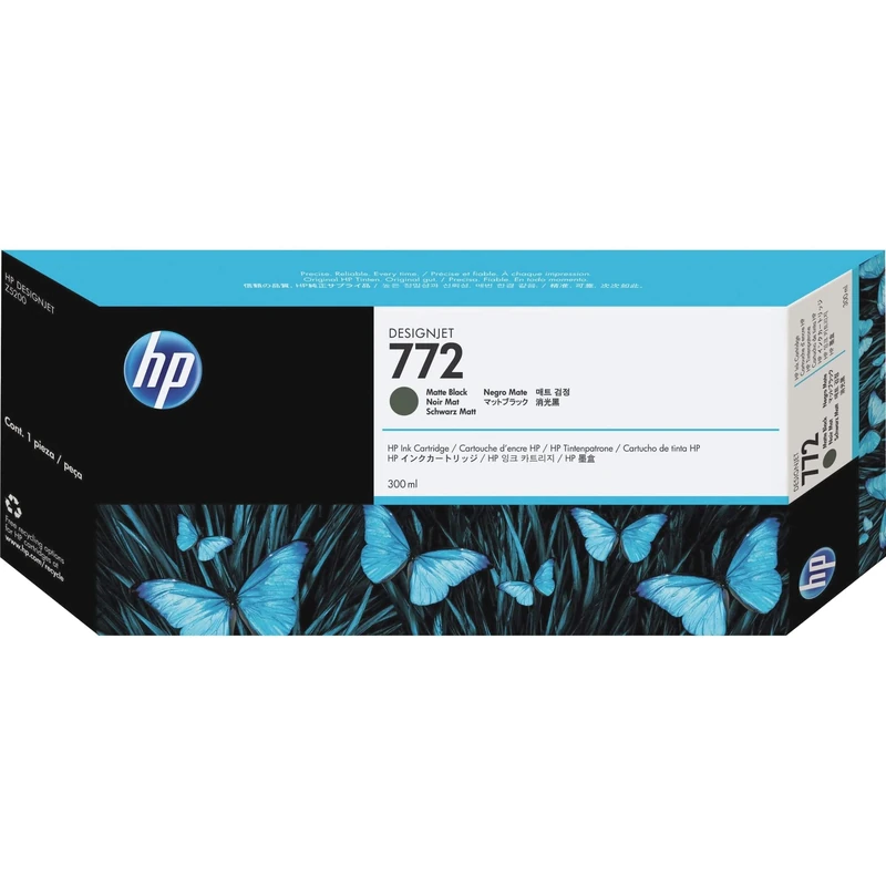 HP 772 - CN635A - 1 x Matte Black - Ink cartridge - For DesignJet Z5200, Z5200 PostScript, Z5400 PostScript ePrinter