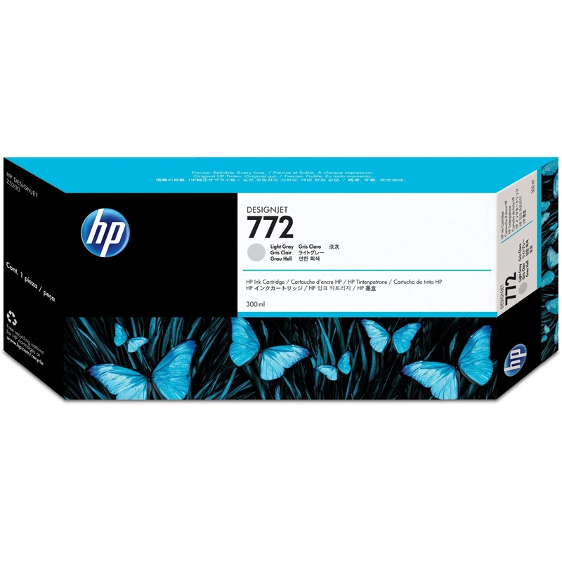 HP 772 300ml Light Gray Designjet Ink Cartridge