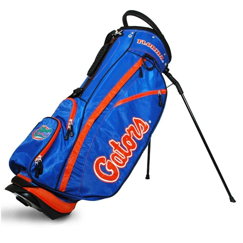 Team Golf NCAA Florida Gators Fairway Golf Stand Bag Fairway Golf Stand Bag, Lightweight, 14-way Top, Spring Action Stand, Insulated Cooler Pocket, Padded Strap, Umbrella Holder & Removable Rain Hood