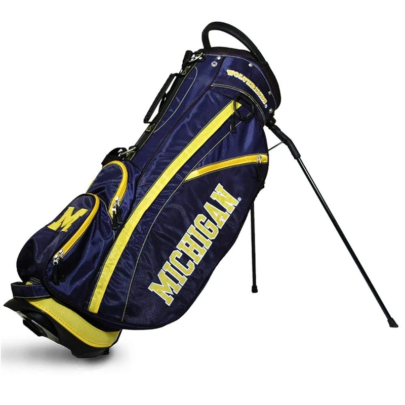 Team Golf NCAA Fairway Golf Stand Bag, Lightweight, 14-way Top, Spring Action Stand, Insulated Cooler Pocket, Padded Strap, Umbrella Holder & Removable Rain Hood