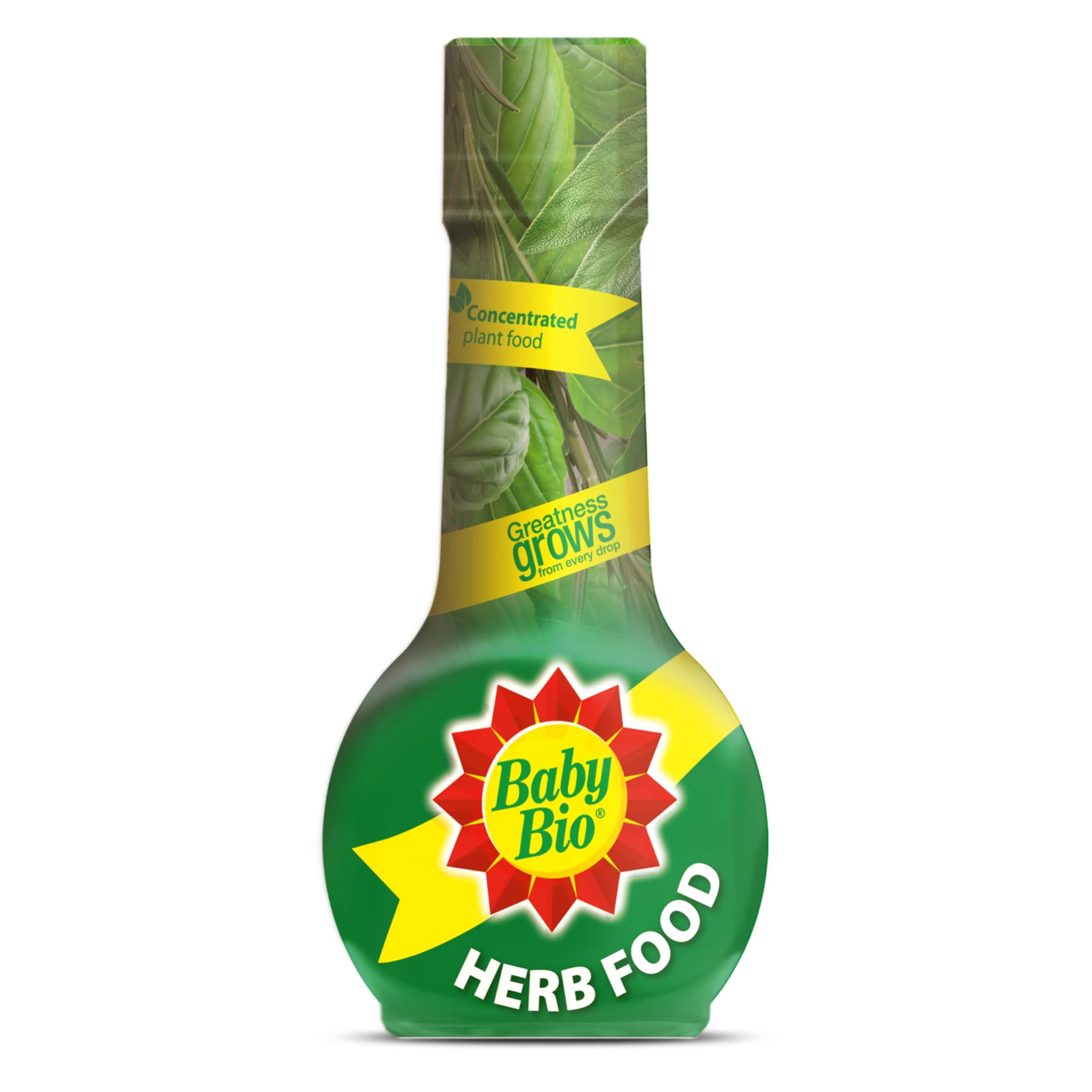 Baby Bio Herb Food, 175ml - Herb Plant Fertiliser for Strong Flavours and Aromas - Easy To Use Herb Plant Food - for Healthy Growth - Indoor and Garden Use - Herbs Growing Aid Spray
