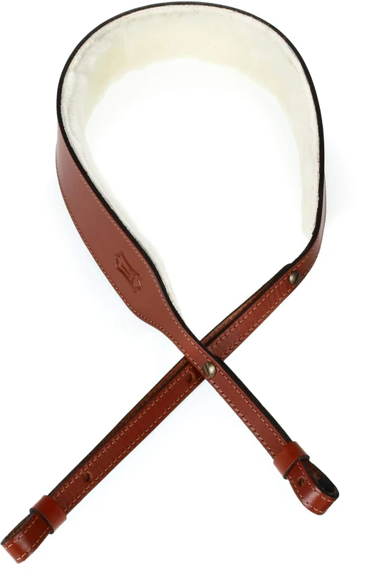 Levy's Leathers Pmb32-wal Carving Leather Banjo Strap - Image 1
