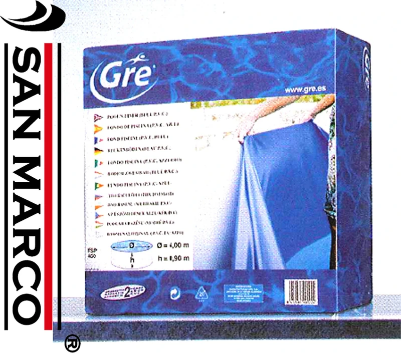 Gre FPR451 - Liner for Round Pools, Blue Diameter 460 cm, Height 120 cm
