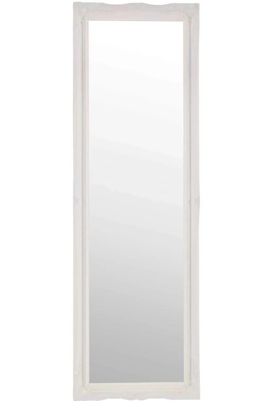 Mirror LARGE SILVER Shabby Chic Antique Style Wall Size: 34 x 24 inches (85.