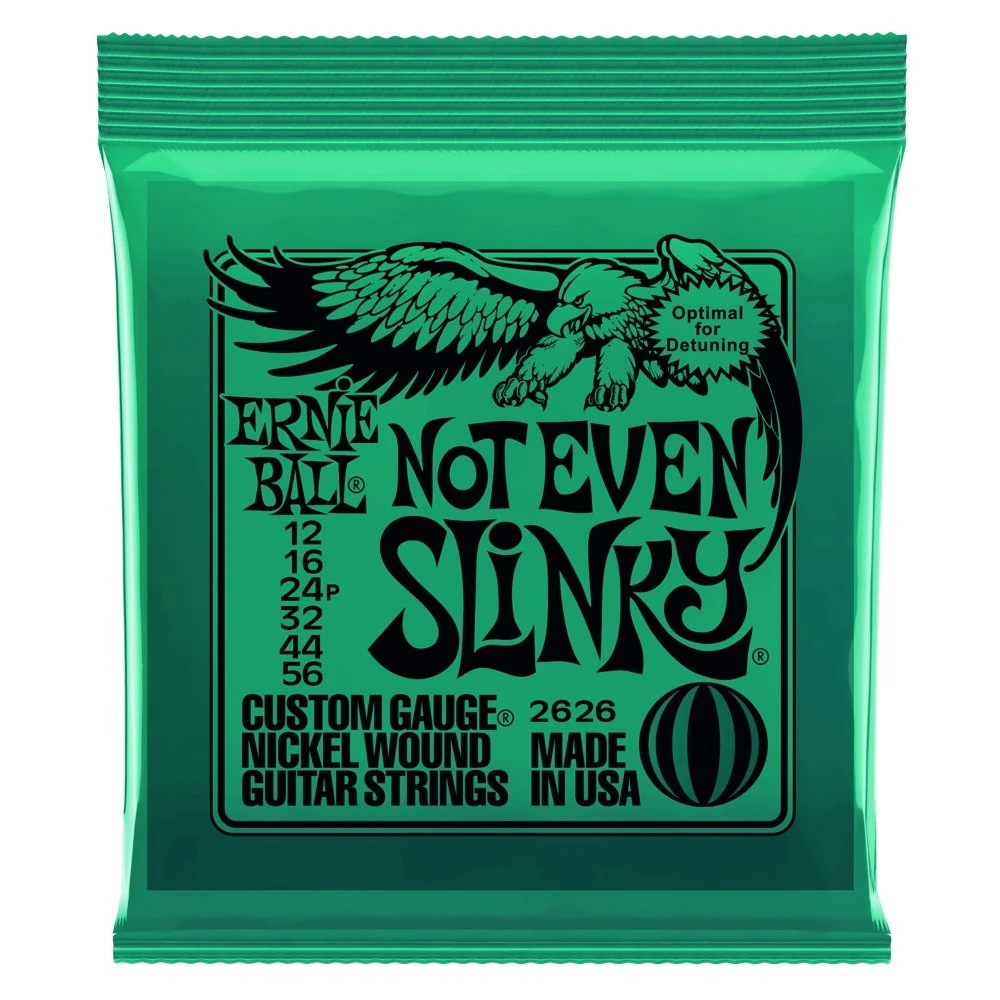 Ernie Ball 2626 Not Even Slinky Custom Gauge Nickel Wound Guitar Strings (.012 - .056)