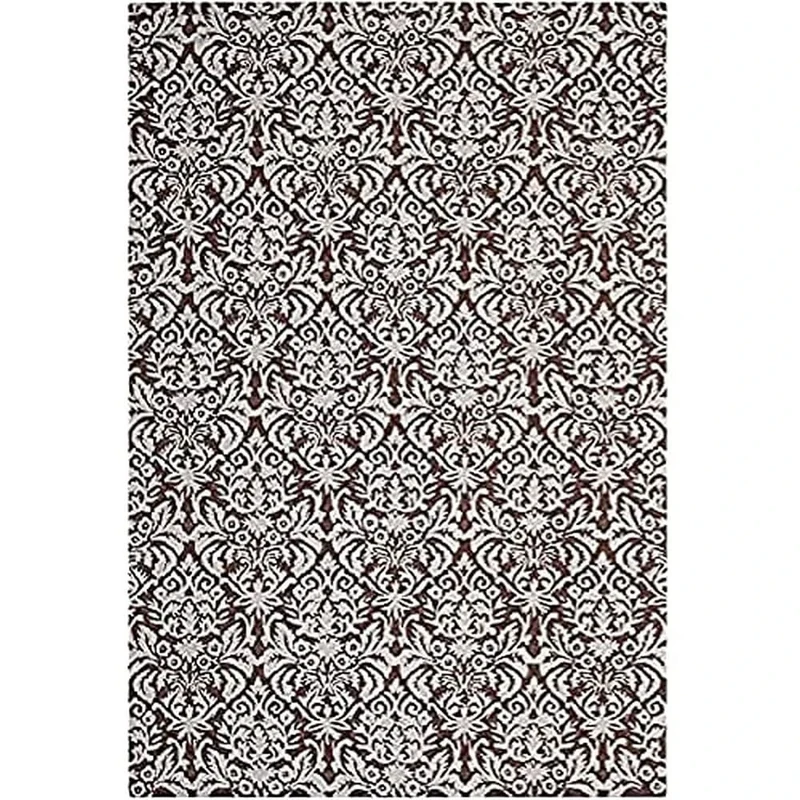 Safavieh Traditional Indoor Hand Tufted Rectangle Area Rug, Chelsea Collection, HK727, in Light Blue / Ivory, 160 X 251 cm for Living Room, Bedroom or Any Indoor Space