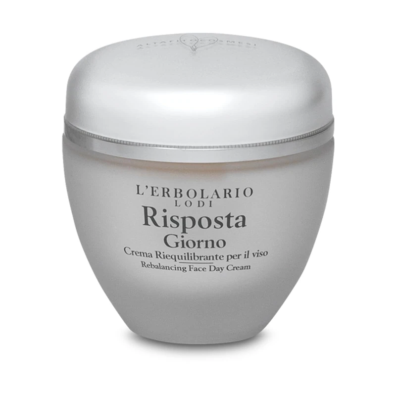 LErbolario Risposta Day Rebalancing Face Cream, 50 ml - Face Moisturizer - With Shea Butter - Moisturizing and Nourishing - Cruelty-Free