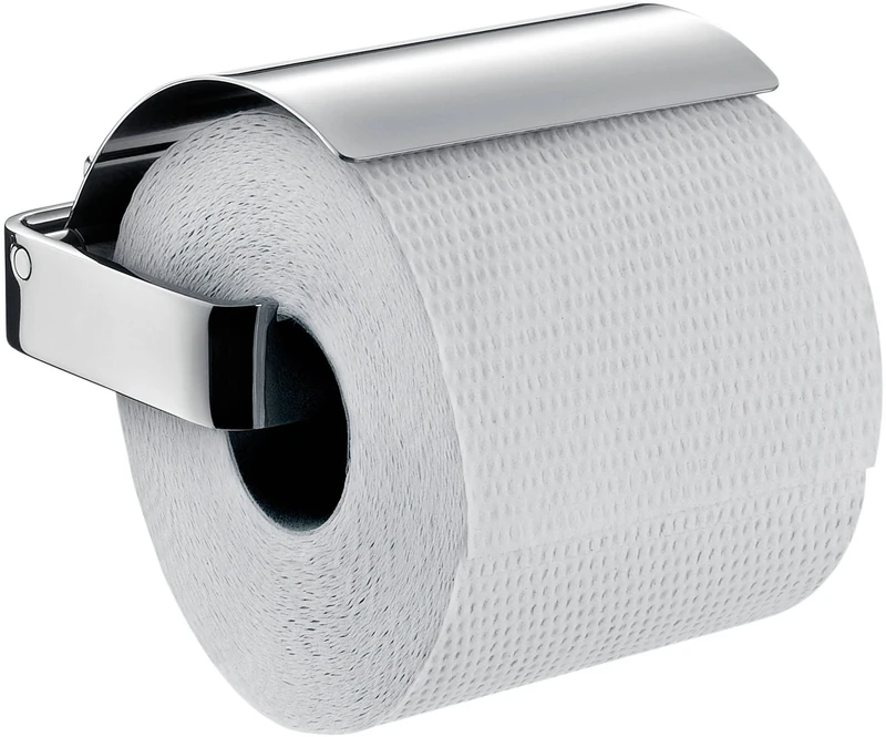 Emco EmcoLoft 237579 Toilet Paper Holder with Lid Chrome