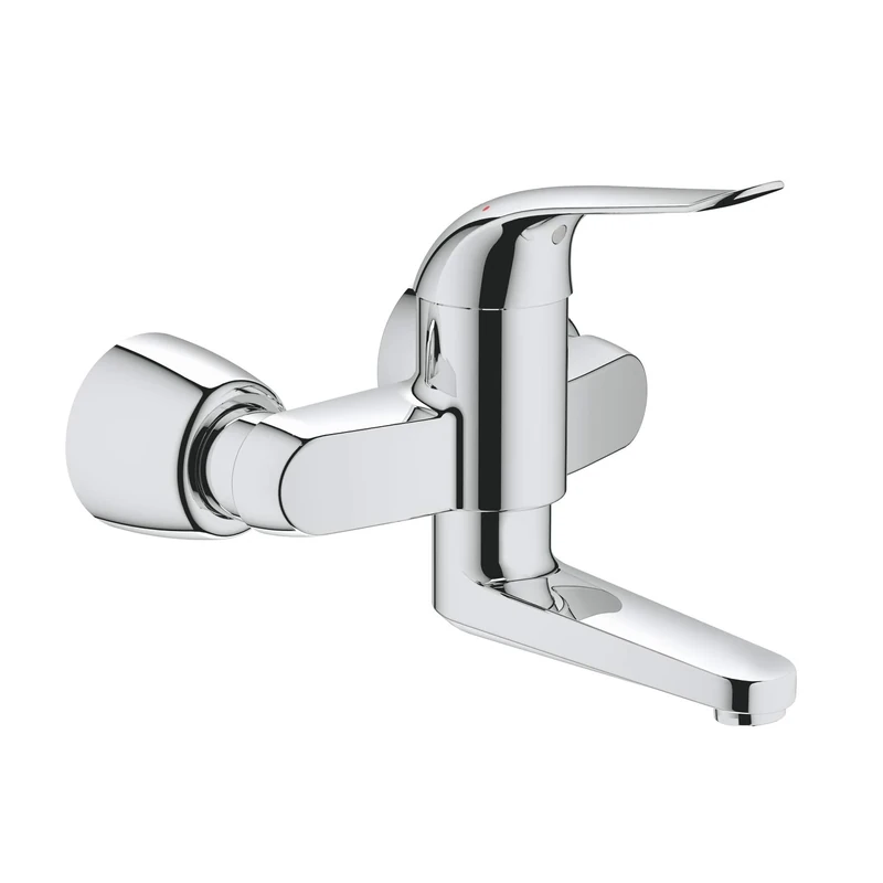 GROHE 32771000 Euroeco Special Basin Mixer Tap, Wall Mounted