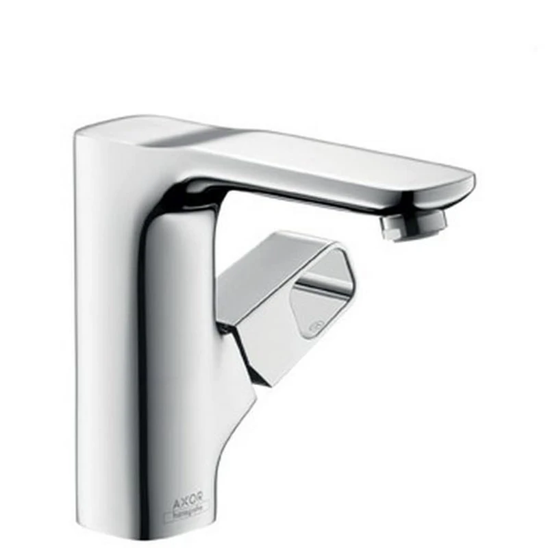 AXOR 11021000 Urquiola Basin Tap 130 with Waste Mixer, Chrome, spout Height 13 cm