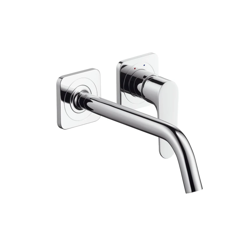 Hansgrohe 34116000 Axor Citterio M Wall Washbasin Installation Set Long Spout with Buffer Chrome