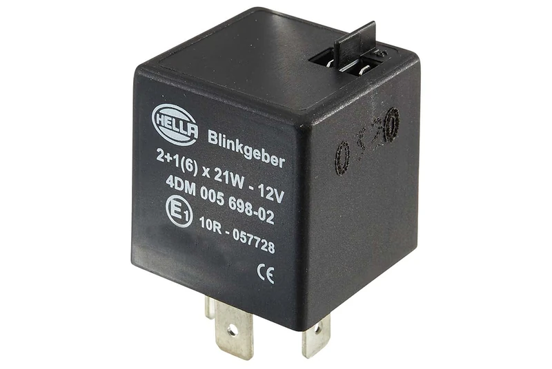 HELLA 4DM 005 698-021 Flasher Unit - 12V - 5-pin connector - Plugged - Electronic