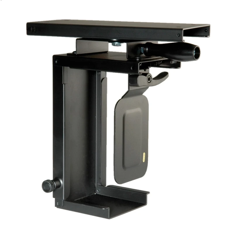 ROLINE | Mini PC Holder | Extendable | with Rotation Function | Black