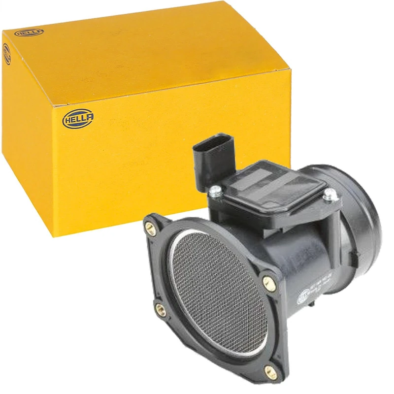 HELLA 8ET 009 142-261 Air Mass Sensor - 4-pin connector - Bolted