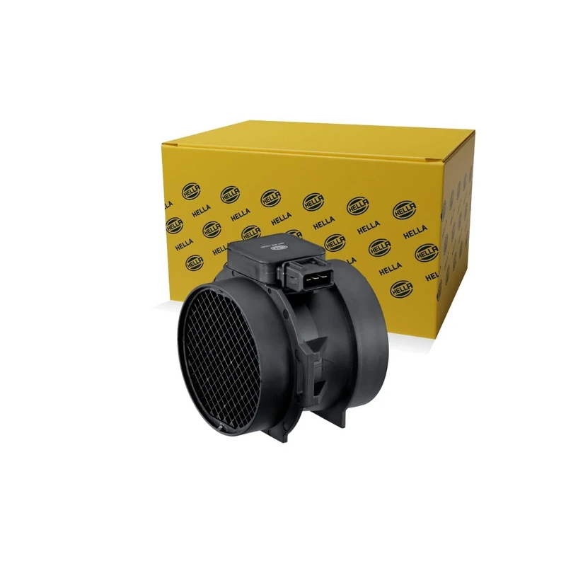 HELLA 8ET 009 142-021 Air Mass Sensor - 3-pin connector - Pipe-neck