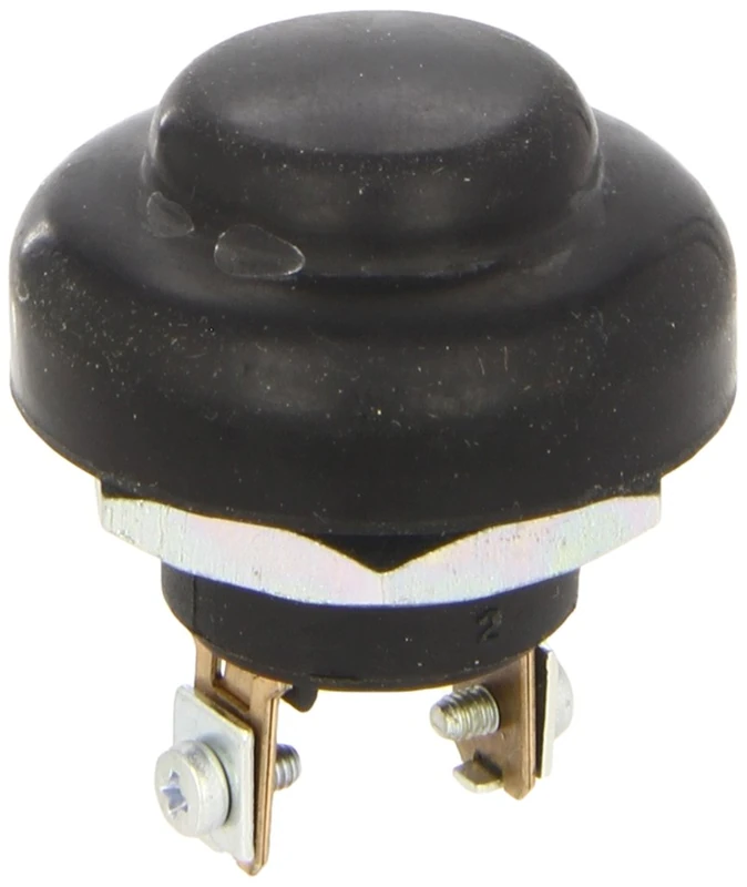 HELLA 6JF 001 571-071 Ignition-/Starter Switch - Push control - Number of connectors: 2 - Bolted - Normally Open Contact - Bore Ø: 24mm - Sheet Strength: 5mm