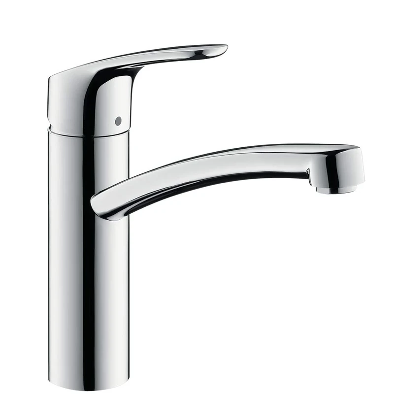 hansgrohe Focus M41 - kitchen tap, 1 spray, kitchen sink tap with spout height 160 mm, kitchen mixer tap with swivel spout, chrome, 31806000