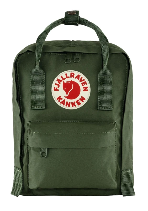 FJÄLLRÄVEN Kids Kanken Mini Backpack, Green (Forest Green), 29 x 20 x 13, 7 Liter