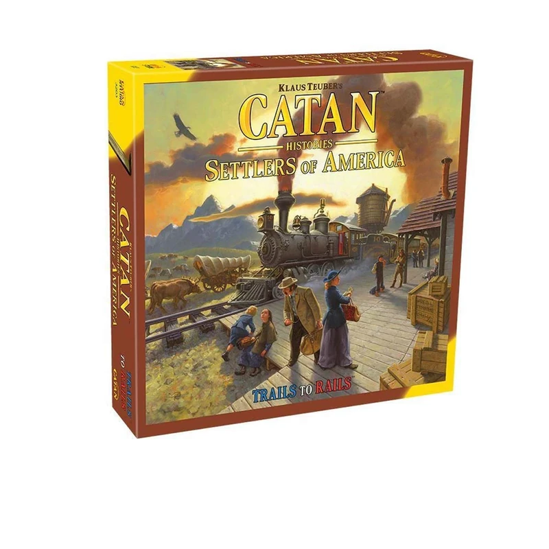 CATAN | Histories Settlers of America | Board Game | Ages 12+ | 3-4 Players | 90 Minutes Minutes Playing Time