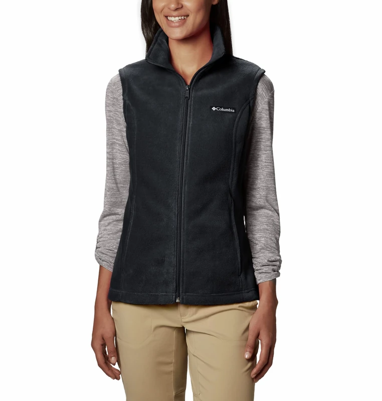 Columbia Women's Benton Springs Vest, Fleece Gilet Vest, Black, X-Small