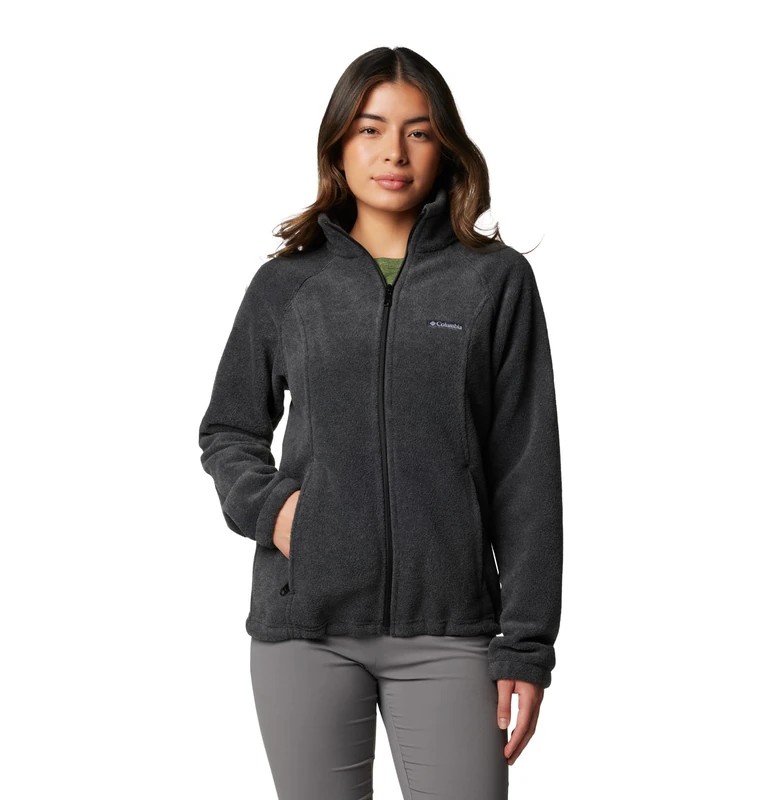 Columbia Women's Benton Springs Full-Zip Fleece - Charcoal
