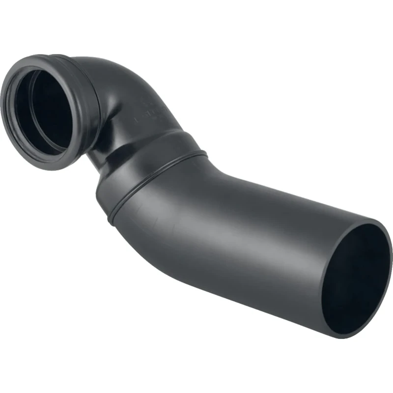 Geberit 366.913.16.1 HDPE Connector with Offset for LH Horizontal Waste Fittings