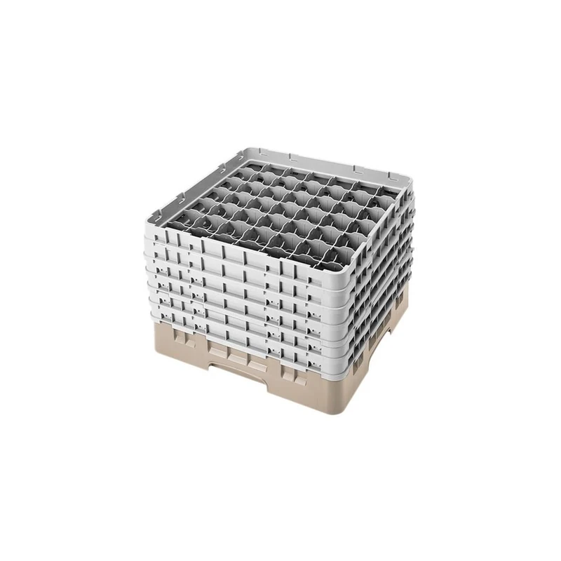 Cambro Camrack Beige 49 Compartments Max Glass - Height 298mm