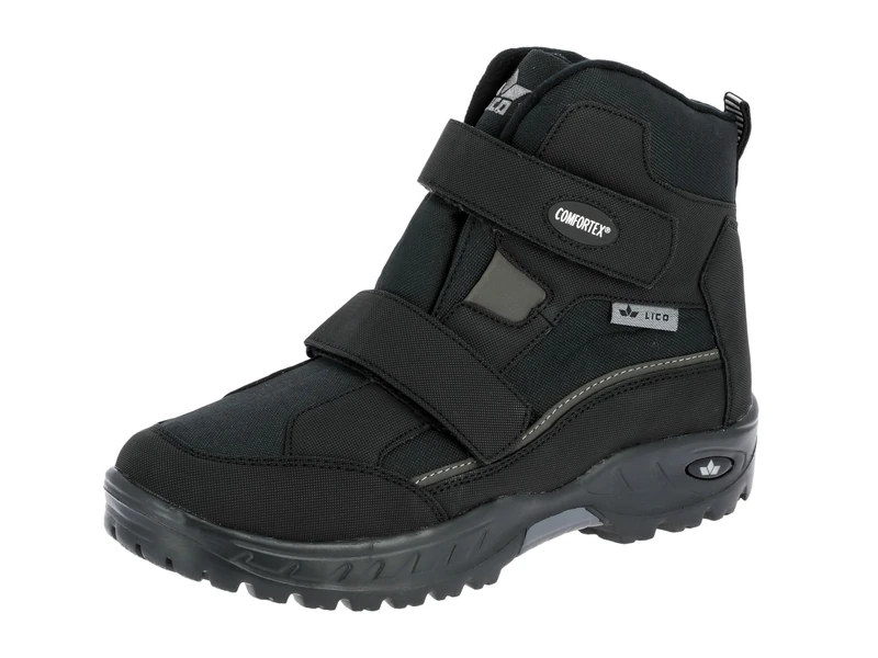 Lico Men's Ecuador V Snow Boot, Black Grey, 9.5 UK - Image 1