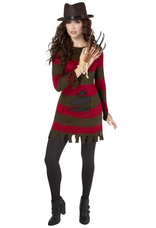 Rubie's Womens Official Miss Freddy Krueger Sexy Secret Wishes Costume, X-Large, Nightmare on Elm Street