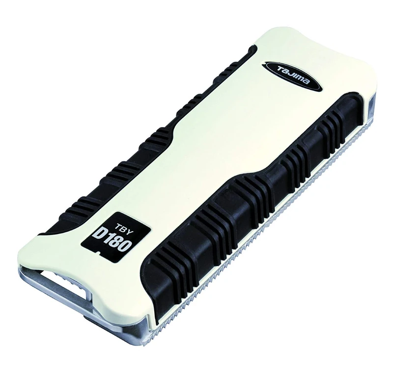Tajima Drywall Rasp - 7 inch Combination Sheetrock Tool with Bi-Directional Teeth & in-Handle Dust Collection - TBYD-180
